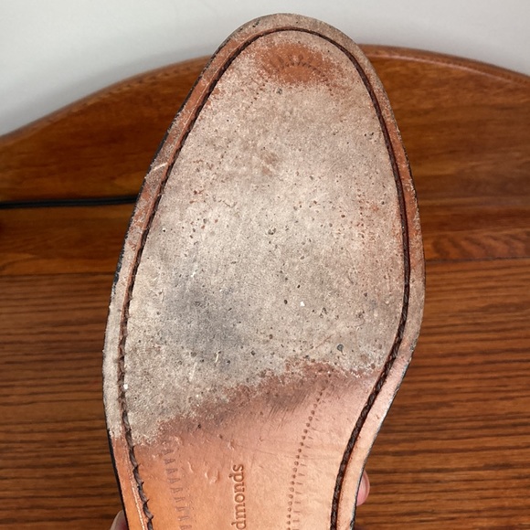 Allen Edmonds Park Avenue captoe oxfords. Size 9 width C in medium brown leather main image 4